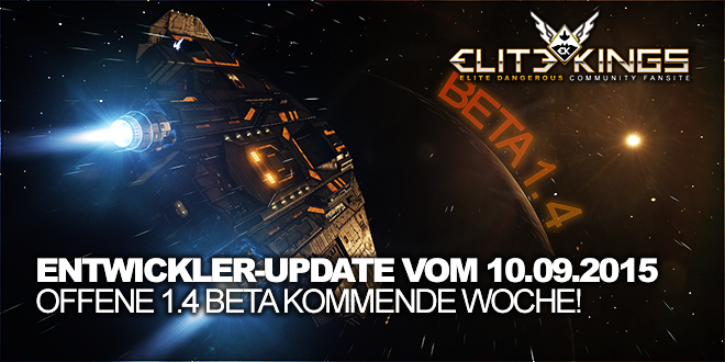 Entwicklerupdate vom 10.09.2015