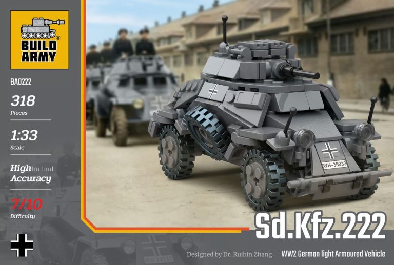 BuildArmy Sd. Kfz. 222 Test/Review – Konkurrenz für Cobi?