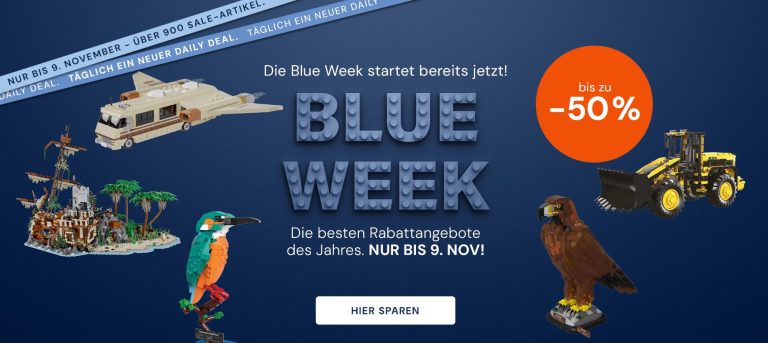 BlueBrixx startet die Blue Week mit allerhand Angeboten