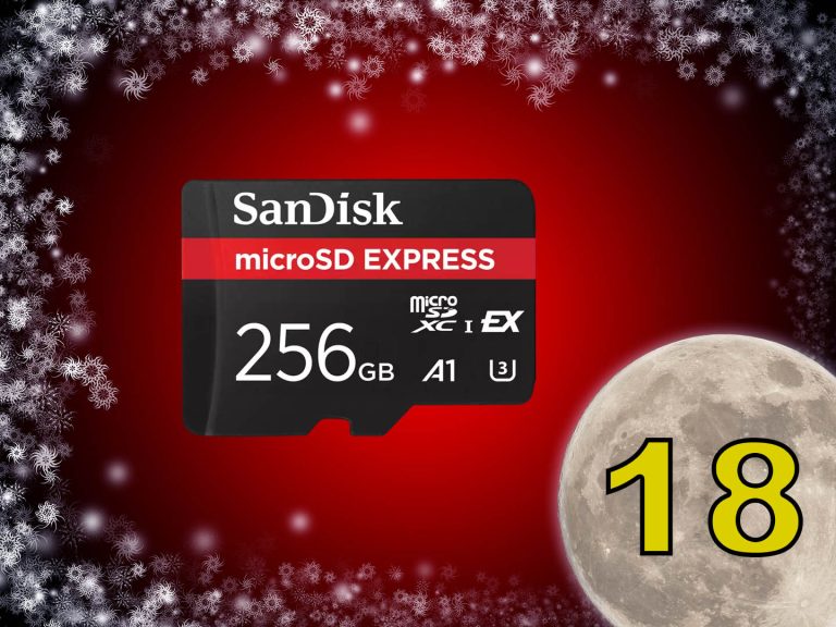 Spacekings-Adventskalender – Tag 18 mit SanDisk