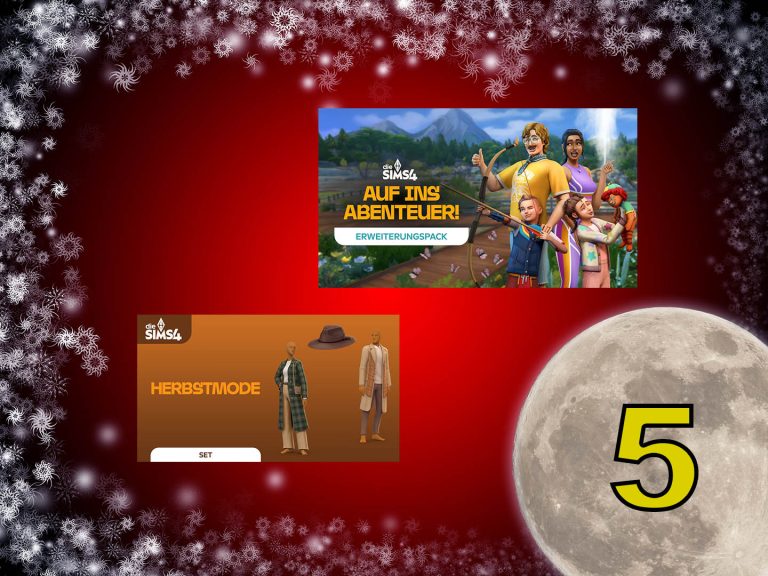 Spacekings-Adventskalender – Tag 5 mit Die Sims 4