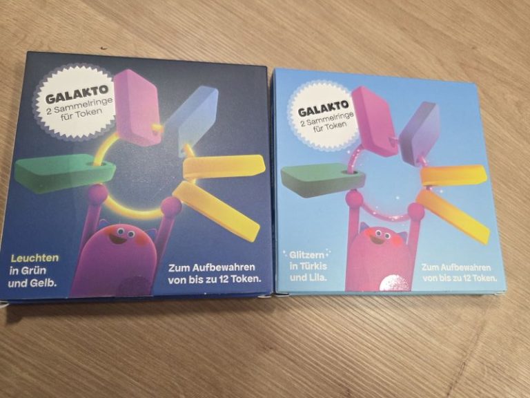 Galakto Sammelringe Glitzer & Glow in the Dark Test/Review