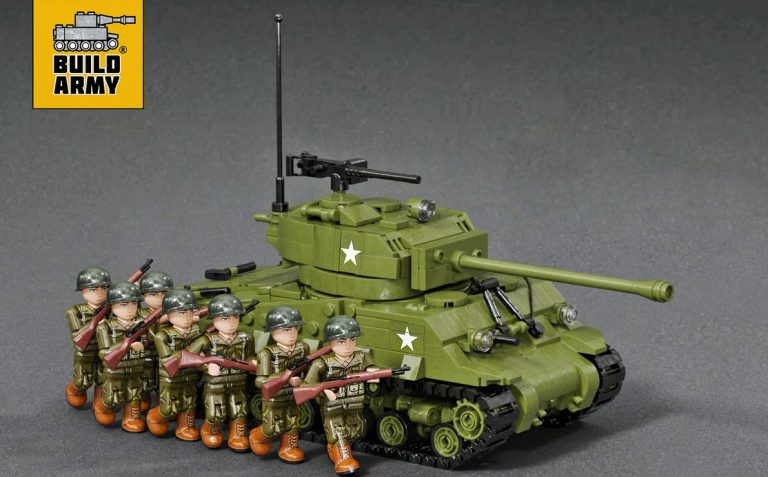Buildarmy Brick Action Figures – Panzer Crew & Infantry Test/Review