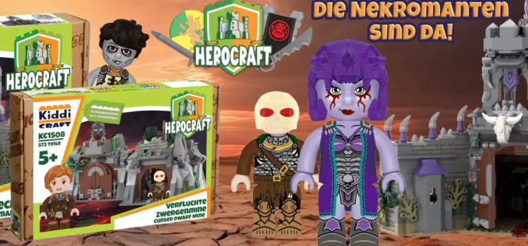 Kiddicraft startet Herocraft-Serie: Fantasy-Welten aus Klemmbausteinen