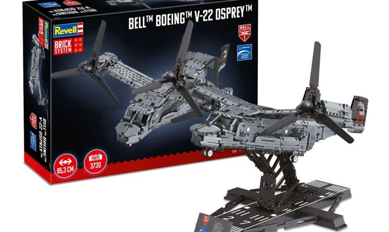 Revell: Bell Boeing V-22 Osprey als Klemmbaustein-Modell