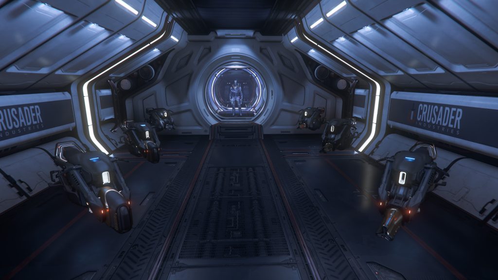 Star Citizen Pulse & Pule LX inside Crusader C1 Spirit