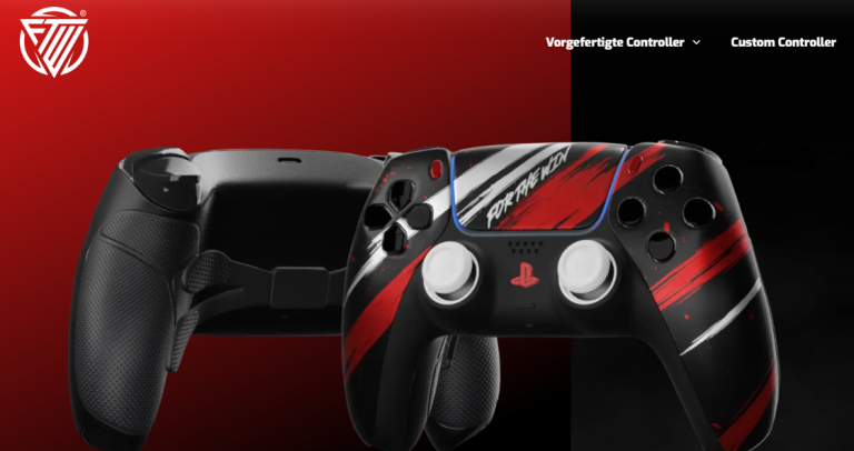 FTW Gaming: Individuelle PS5 Controller mit TMR Sticks, Paddles und zahlreichen Upgrades
