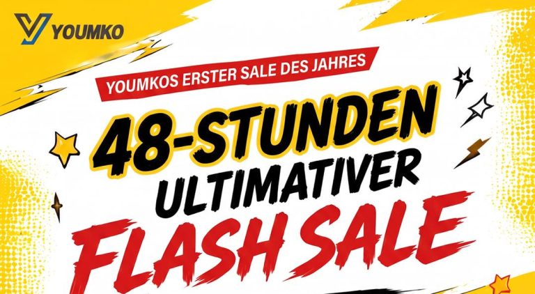 Youmko startet 48-Stunden-Sale: 10 Prozent Rabatt auf alle Klemmbaustein-Sets