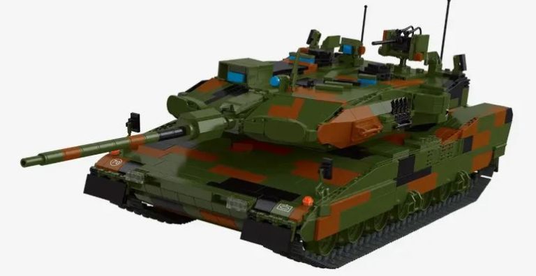 BlueBrixx bringt den Leopard 2 A8 der Bundeswehr: Fast 3.000 Teile und über 60 Zentimeter Länge